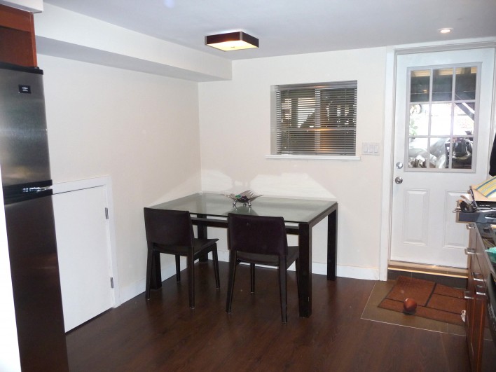 medium sized kitchen with table